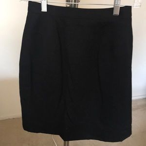 Black Suit Material Skirt